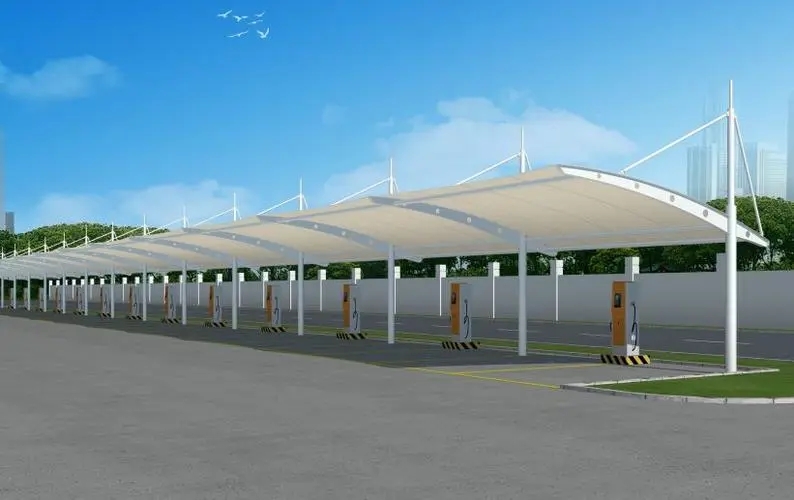 温县充电桩车棚